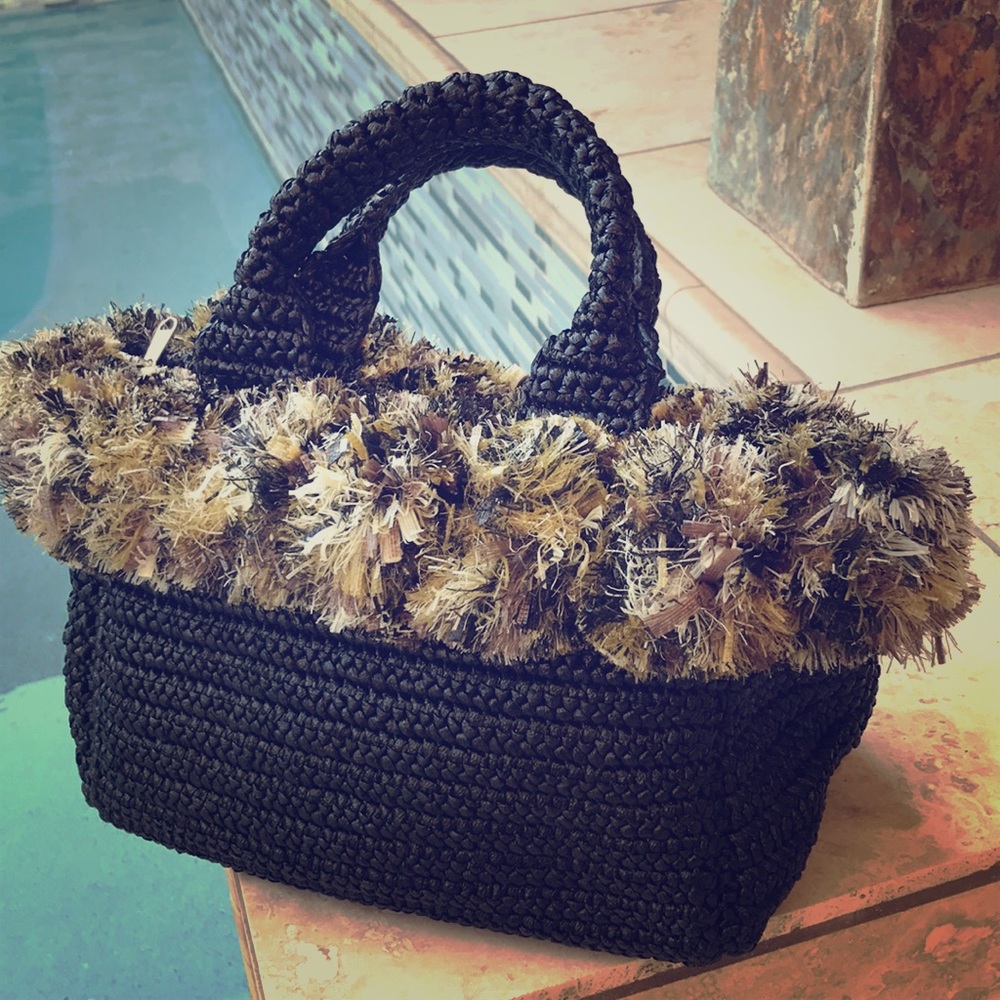 💗Straw Tote Bag